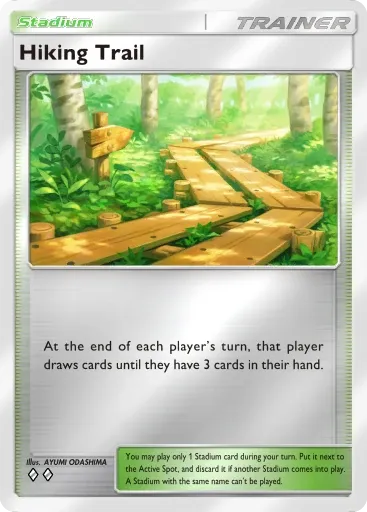 Hiking Trail card art (Deluxe Pack: Mega)