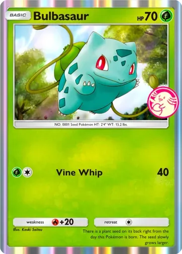 Bulbasaur card art (Promo-A)