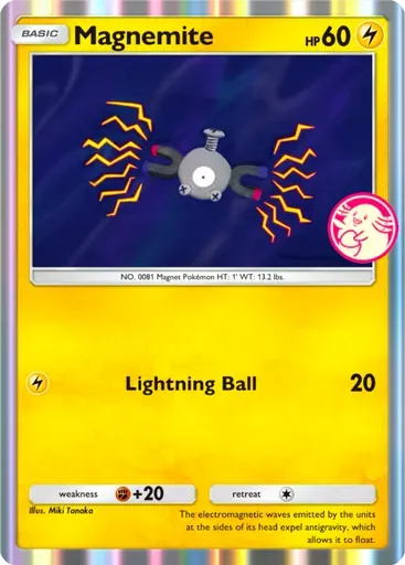 Magnemite card art (Promo-A)