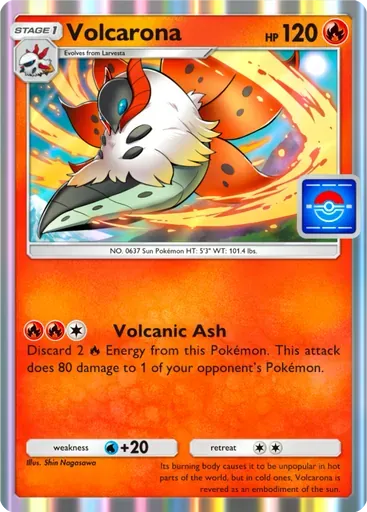 Volcarona card art (Promo-A)