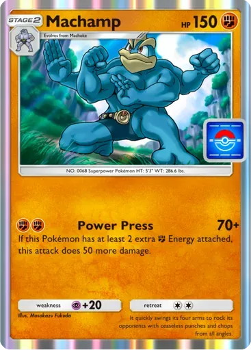 Machamp card art (Promo-A)