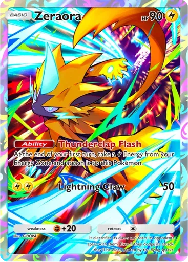 Zeraora card art (Promo-A)