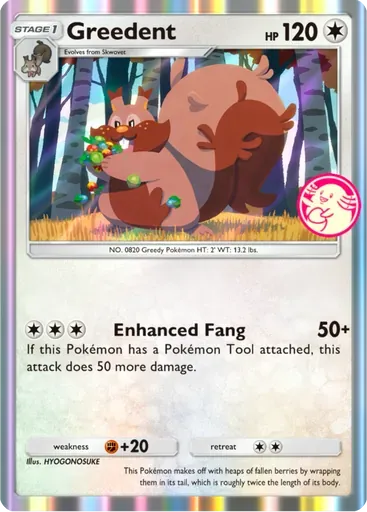Greedent card art (Promo-A)