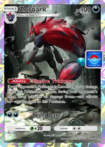 Zoroark card art (Promo-A)