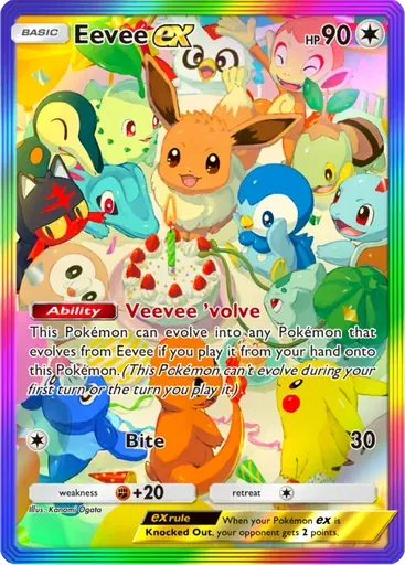 Eevee ex card art (Promo-A)