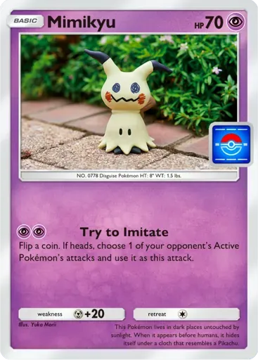 Mimikyu card art (Promo-A)