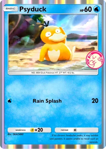 Psyduck card art (Promo-B)