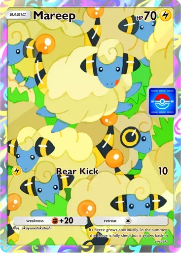 Mareep card art (Promo-B)