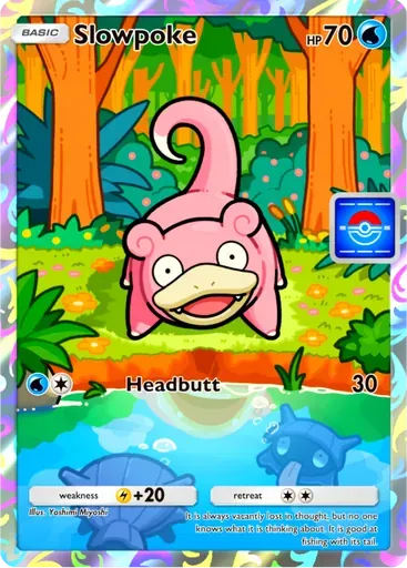 Slowpoke card art (Promo-B)