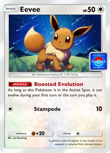 Eevee card art (Promo-B)