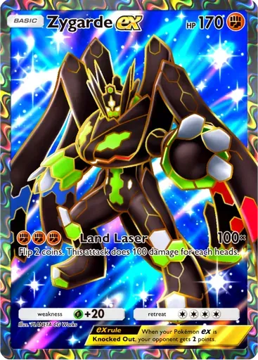 Zygarde ex card art (Promo-B)