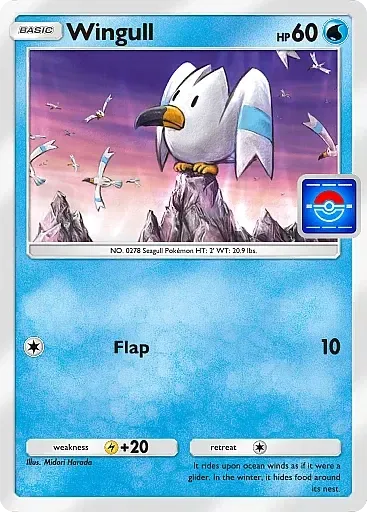 Wingull card art (Promo-B)